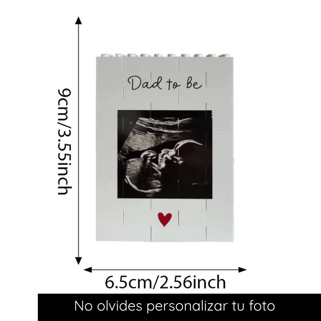 Bloque encajable tipo LEGO personalizable